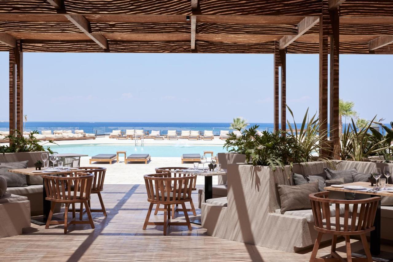 Elissa Adults-Only Lifestyle Beach Resort Kallithéa エクステリア 写真 The restaurant at the Mykonos Villa