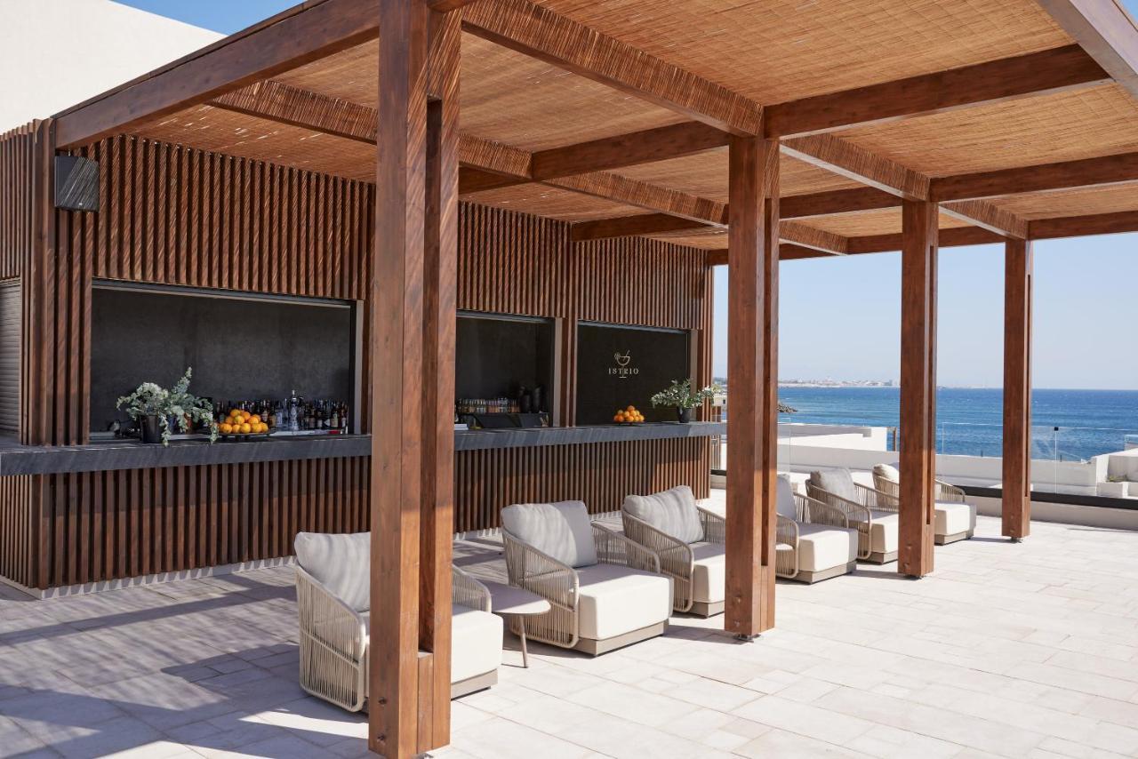 Elissa Adults-Only Lifestyle Beach Resort Kallithéa エクステリア 写真 The bar at the top of the hotel